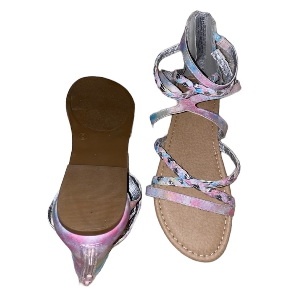 BNWT’s Memory foam sandals, Pink, Yellow, blue, so cute sandals